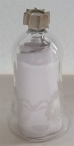 Vintage Etched Glass Roses Heart Wreath Peg Votive Cup Candle Holder - £6.96 GBP