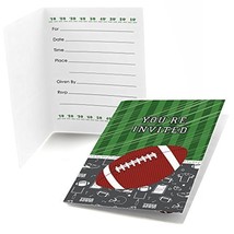 End Zone - Football - Fill In Baby Shower Or Birthday Party Invitation - £18.82 GBP