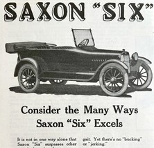 Saxon Motor Car Company Touring Six 1916 Advertisement Automobilia DWII8 - $385.41 MXN
