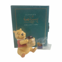 Walt Disney Classics Porcelain Figurine Winnie The Pooh Time For Something Sweet - £18.08 GBP