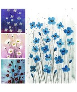 Original Set of 4 Watercolor Floral Cards Wildflowers Sustainable Handma... - $20.58 CAD