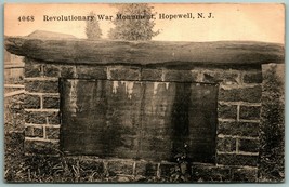 Revolutionary War Monument Hopewell New Jersey NJ 1920 DB Postcard J6 - £31.04 GBP
