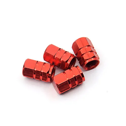 4Pcs Universal Aluminum Car Tyre Air Valve Caps Bicycle Tire Valve Cap Car Wheel - £82.06 GBP