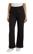 Andrew Marc Womens Pants Black Lounge Pull-On Rib Knit Pockets Wide Leg ... - $60.55 CAD