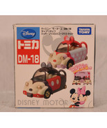 Disney Motors Mickey &amp; Minnie Mouse Convertibles with Roofs Japan Takara... - $56.43