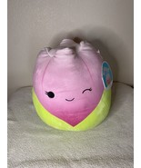NEW Squishmallows 12&quot; Bridgie The Pink Tulip Kellytoy Rare Find Easter F... - £13.61 GBP