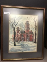 Paul N. Norton Lithograph Print of Iowa Governor&#39;s Mansion on Terrace Hill - £71.21 GBP