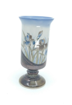 Otagiri BLUE IRIS Vintage Irish Coffee Mug Tea Cup Stoneware Brown 6oz - $9.89