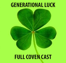 50-1000x FULL COVEN GENERATIONAL LUCK AND FORTUNE EXTREME MAGICK Witch Cassia4  image 2
