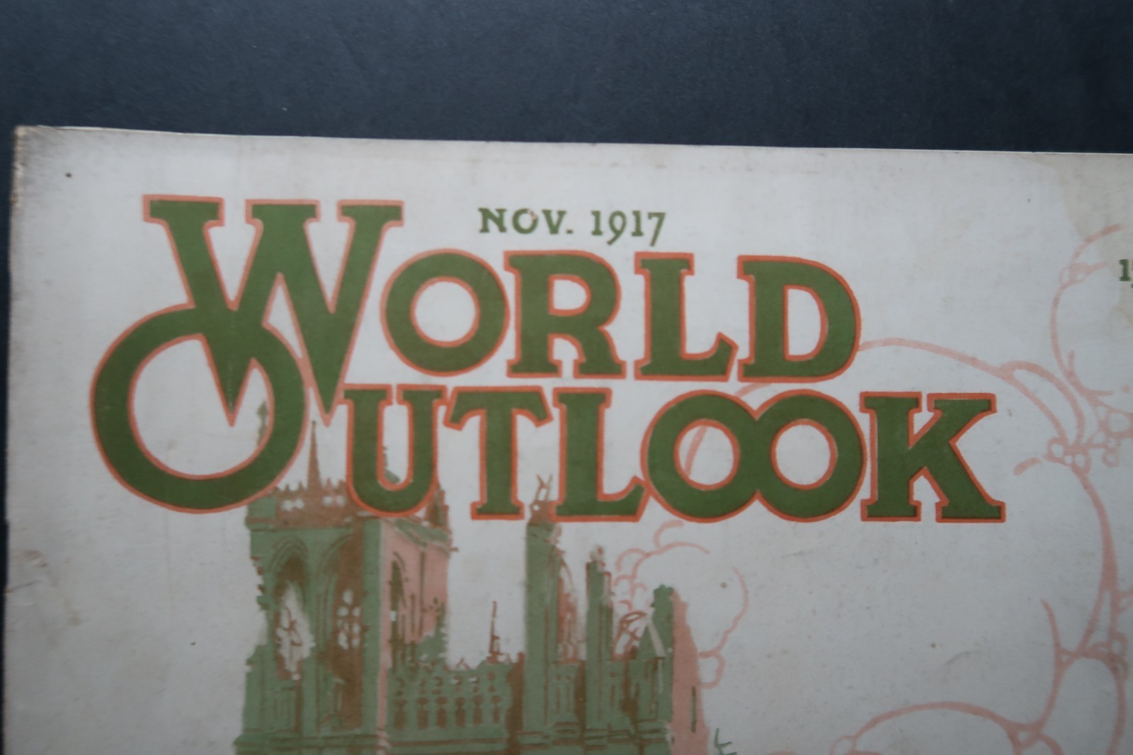 Antique World Outlook Nov. 1917 France Pershing Joffre Arctic Circle Item image 2