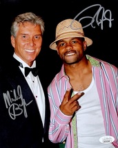 ROY JONES JR. &amp; MICHAEL BUFFER Dual Autograph SIGNED 8x10 PHOTO JSA CERT... - £103.90 GBP