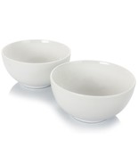 Gibson Home 2 Piece 7 Inch Ceramic All-Purpose Round Bowl Set in White - $57.55 CAD