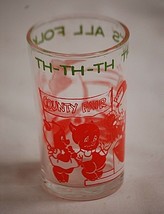 Warner 1974 Swanky Swig Yosemite Sam Bugs Bunny Glass Cup Tumbler Art Ch... - $9.89