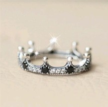 2018 Autumn Release Sterling Silver Enchanted Crown Ring With Crystal &amp; ... - $294.51 MXN