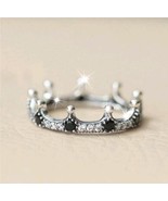 2018 Autumn Release Sterling Silver Enchanted Crown Ring With Crystal &amp; ... - $14.80