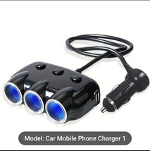 Car Mobile Phone Charger Multi-functional Interface Multi-hole Charger - £11.99 GBP