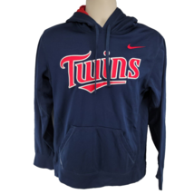 Nike Therma Fit Minnesota Twins Hoodie Mens Size S Blue - £21.32 GBP