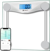 Etekcity Digital Body Weight Bathroom Scale, Large Blue Lcd, 400 Pounds - $32.99