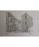 Frome. Catherine Hill Frome. Medieval street. Cobbled street. Pencil dra... - £47.54 GBP