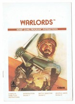 Atari Warlords Instruction Manual ONLY - $14.50