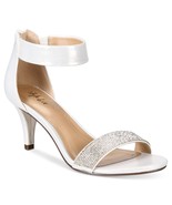 Style &amp; Co Womens Two-Piece Evening Sandals Size 9 M Color Silver Sparkle - £64.65 GBP