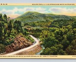 Midland Trail US 60 White Sulphur Gap West Virginia WV Linen Postcard O2 - £2.29 GBP