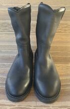 Vtg Rare Black Leather Harley Davidson Boots Low Heel Sz Women’s 8.5M Ne... - $130.90