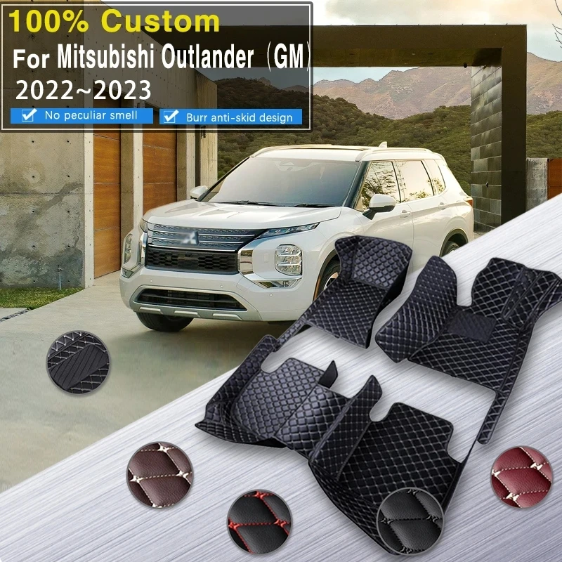 Non-hybrid Vehicle Car Floor Mat For Mitsubishi Outlander GM 2022 2023 5... - $53.86+