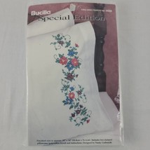 Floral Pillowcase Embroidery Kit Bucilla Pair Pansy Stamped 64088 2 AVAI... - $16.95