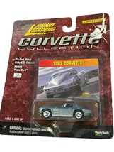 JOHNNY LIGHTNING CORVETTE COLLECTION CORVETTE 1963 &#39;63 STEEL BLUE 1/64 - $17.96