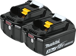 Makita BL1830B-2 18V LXT Lithium-Ion 3.0Ah Battery 3.0Ah Battery, 2-Pk - £207.02 GBP