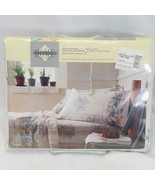 J C Penney Home Carousel Twin Flat Sheet No Iron Percale 180 Threads NEW! - $10.77