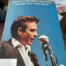 Vintage 1966 Johnny Cash Show Souvenir Picture Songbook Sheet Music SEE ... - $8.72