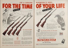 1952 Print Ad Winchester 22 Rifles 6 Models Shown Dad &amp; Son New Haven,CT - £17.02 GBP