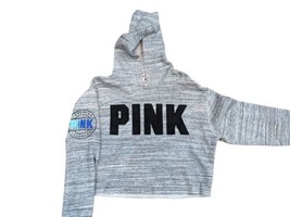Victoria Secret Pink Womens Cropped Hoodie Size Small  - $16.34