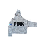 Victoria Secret Pink Womens Cropped Hoodie Size Small  - $16.34