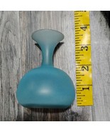 Neker Glass Vase 3.5&quot; frost blue - $20.32