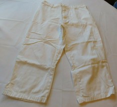 St Michael Marks &amp; Spencer Women&#39;s ladies Capri Pants Size M medium White GUC - £16.14 GBP