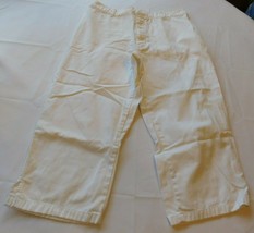 St Michael Marks &amp; Spencer Women&#39;s ladies Capri Pants Size M medium White GUC - £15.37 GBP