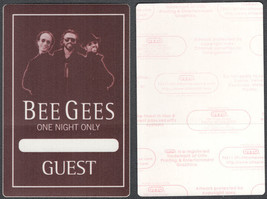 Bee Gees Cloth OTTO Guest Pass from the 1997 One Night Only Tour - £5.41 GBP