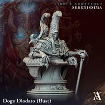 3D Printed Archvillain Games Circus Grotesque - Serenissima Doge Diodato - Bust - £26.93 GBP