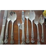 ROGERS INTERNATIONAL SILVERPLATE 1950s Magnolia flatware 92 CS ^^^ - $1,018.35 CAD
