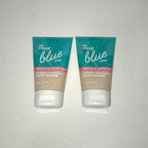 2x Bath &amp; Body Works True Blue Spa 4oz Apricot White Tea Smoothing Face Scrub - £20.34 GBP