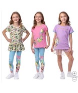 Princess Girls Boys Tops Leggings Skirt Purple Multicolor 5-Piece Set Kids - $61.73 CAD