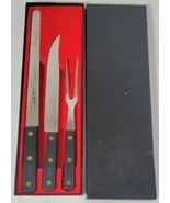 Sabatier Lion 3 piece Knife Carving Set: Fork, 9.75&quot; Slicing, 7.75&quot; Carv... - $66.81 CAD