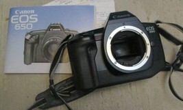 Canon EOS 650 35mm SLR Film EF Lens Mount Camera Body with Cap - $23.34