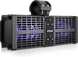 The Pyle Audio Powered Marine Atv/Utv Sound Bar System With Bluetooth 5.0, Ipx6 - £154.21 GBP