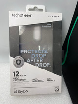 tech21 EVOCHECK 12ft Drop Protection Slim Non-Slip Case For LG Stylo 5 / 5+ - £1.31 GBP