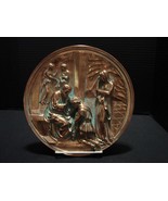 Studio Dante Di Volteradici Collector Plate &quot;ISAAC BLESSING JACOB&quot; IN BR... - £11.97 GBP