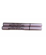 Too Faced Better Than Sex DEEPEST BLACK Waterproof Liquid Eyeliner - 2X - $19.95